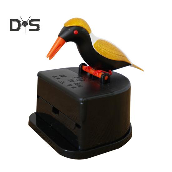 Toothpick Container Clean Push-on Design Large Capacity 3D Bird Shape Toothpick Dispenser Household Supplies