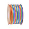 50 Yards Regenbogenfarbenes Band Valentinstagsband Polyesterband zum Geschenkverpacken Bastelpaket Dekorationen