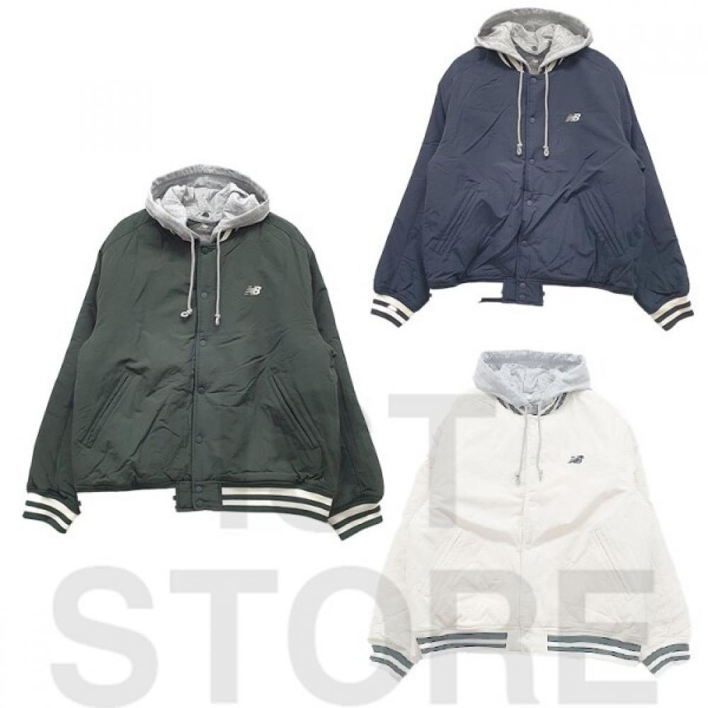

New Balance Padding Nb Varsity Hooded Padding Nbnqfco103 (39)Ivory/095(M)