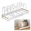 Adjustable Length Kitchen Racks Organizer Organizer Function Multifunctional Expandable Pot Racks Expandable Pot Lid Rack