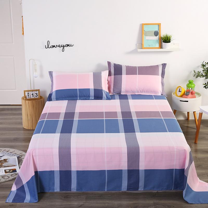 

Комплект простыней с ботаническим цветочным узором, 3 шт., 100% хлопок, приятный к коже, дышащий, комплекты простыней для дома, простыня на резинке с наволочками 160x230cm 3Pcs