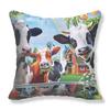 Sofa Cushion Cover Home Pillow  Cartoon Funny Love Animal Cat Print  Decoration