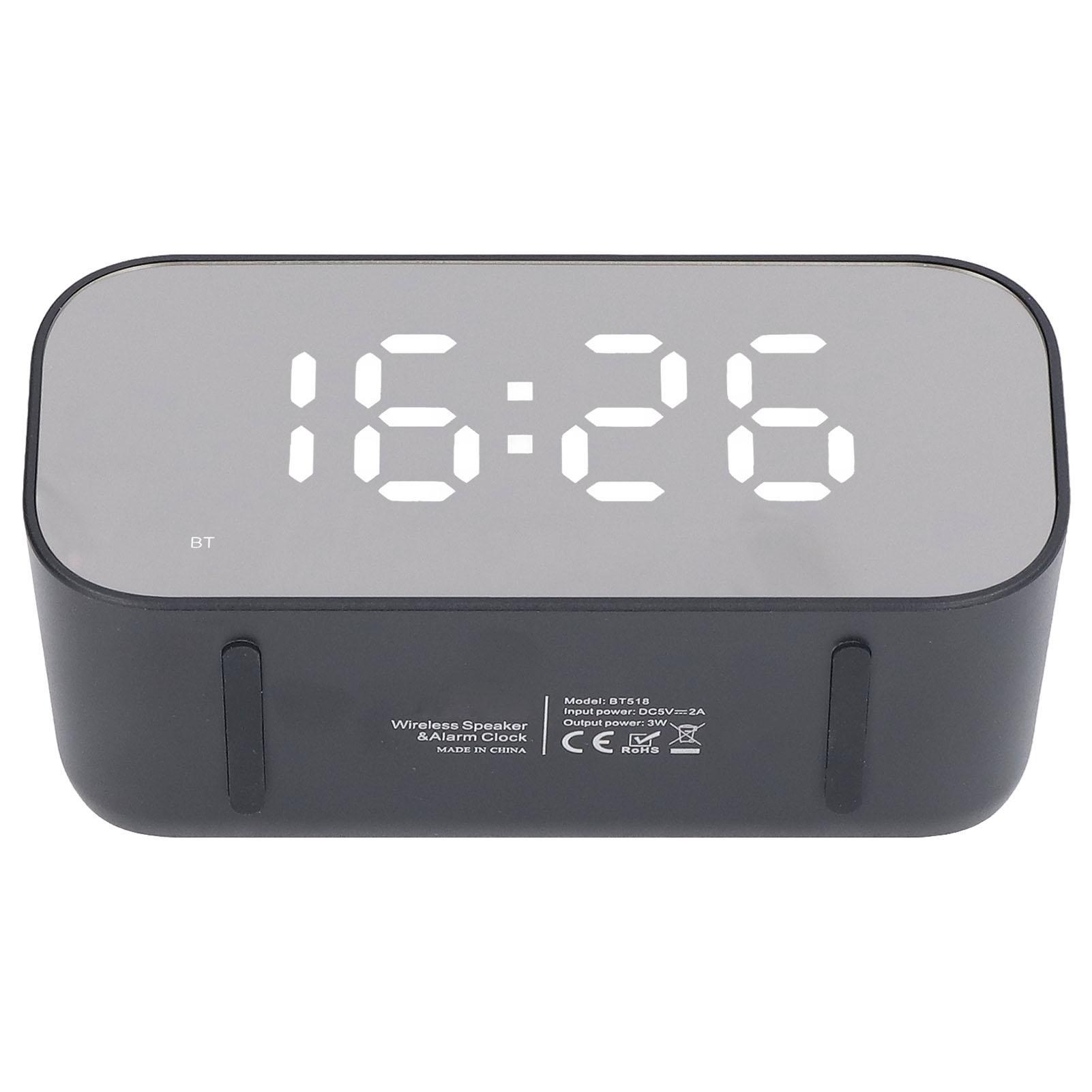 

Alarm Clock Radio Portable Dimmer Control Dual Alarm FM Alarm Clock Radio with Speaker for