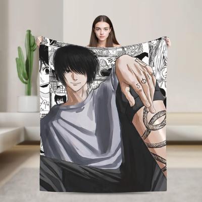 Super Soft Blanket Picnic Yoichi Nagumo Sakamoto Days Throw Blanket Flannel Bedspread For Home Decor Aesthetic Sofa Bed Cover