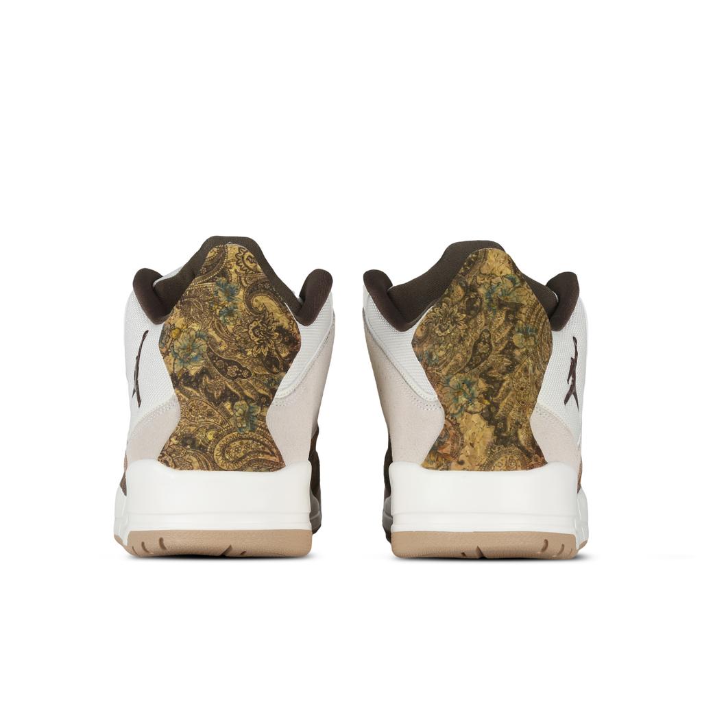 Jordan Courtside 23 Dream Back To Dunhuang 2.0 Abrasion Resistant Mid top Vintage Basketball Shoes Men's Brown White FQ6860-121(Team81-2.0)