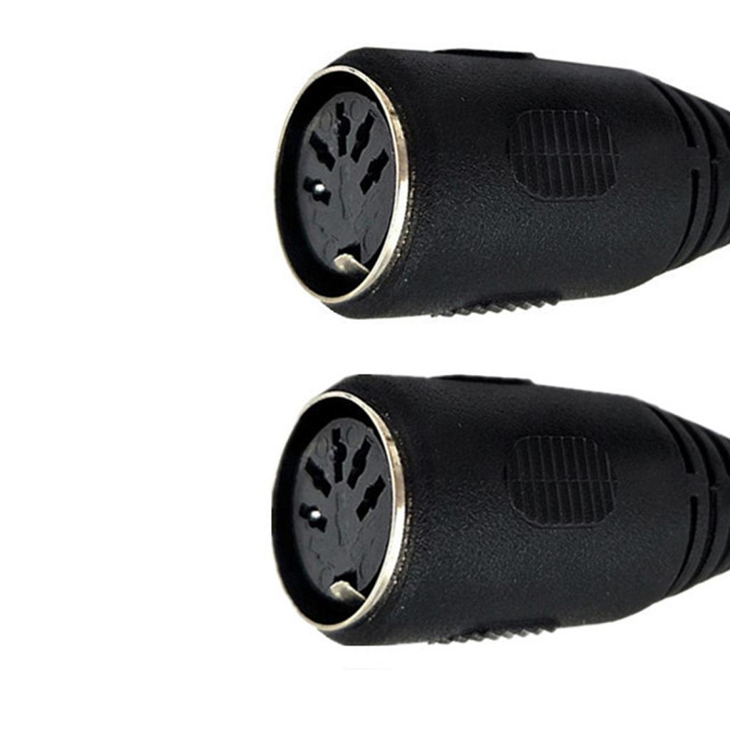 Y Splitter DIN 5Pin Male to Two 5Pin Female Adapter Cable Compactly Design for Professional Audios Equipment Amplifiers