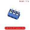 20pcs KF301-2P/KF301-3P/KF301-4P KF301-5.0-2P KF301-5.0-3P KF301-5.0-4P KF301 5.08mm Plug-in Screw Connector Blue/Green