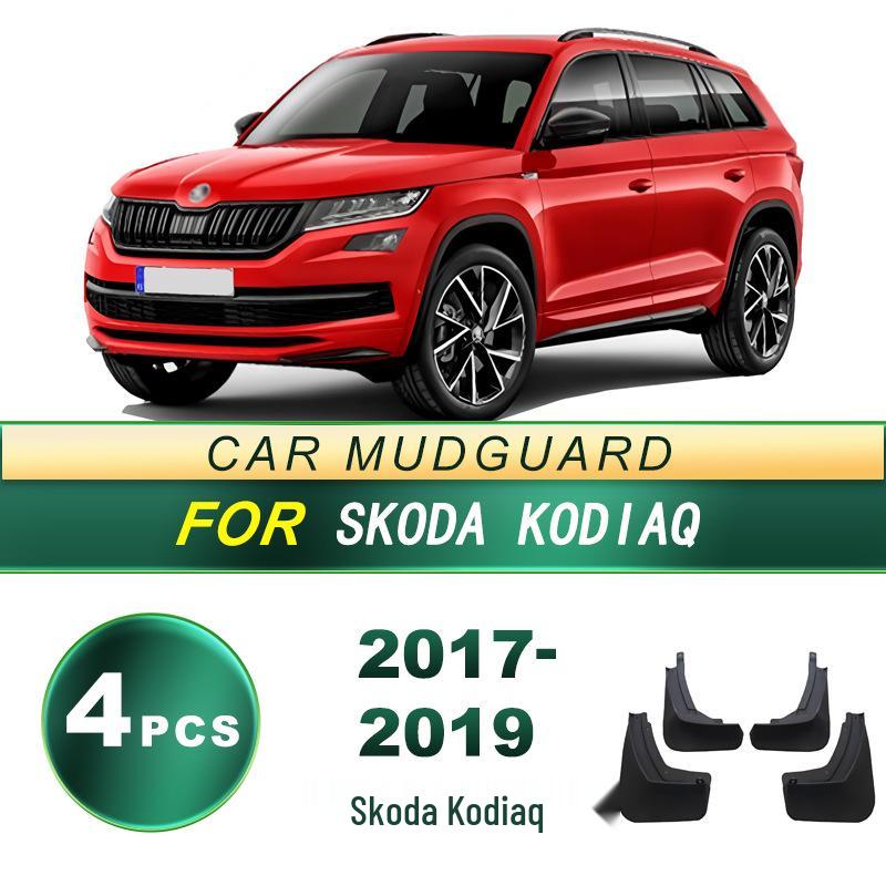 Skoda Kodiaq 2017-2019 Tire Mud Flaps - Soft Rubber Guards