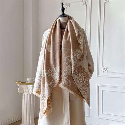 Imitation Cashmere Winter Warm Women Scarf Designer Thicken Shawl Pashmina Scarves Female Wrap Blanket Foulard