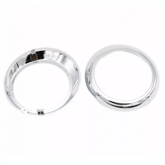 2Pcs Fog Light Cover Ring Car Body Trim Fit For Hyundai Tiburon Coupe 2003-2004