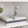 3D Printed Moai Statue Action Figure, Movable Joints Articulated Easter Island Rock Sculpture, Mini Desk Toy Ornament for Office Home Decor