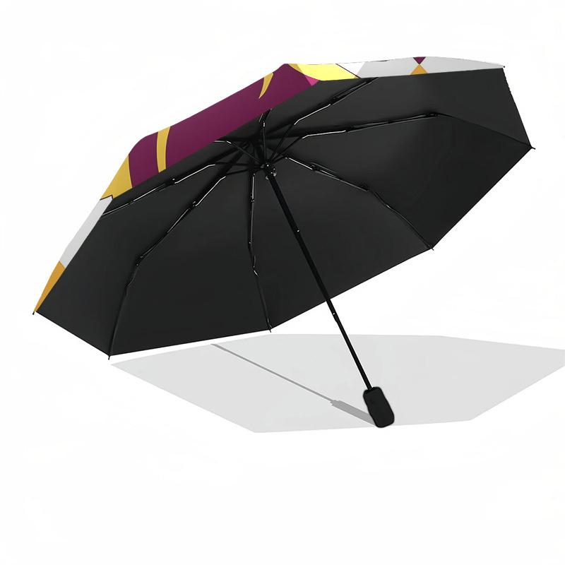 Broncos, Brisbane Automatic Opening and Closing, 8 rib Structure Portable Umbrella, Suitable for Men and Women in All Seasons Perfect Gift