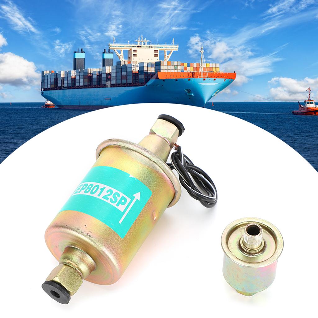 Universal Electric Fuel Pump Inline Diesel Part for 12V Cars Trucks Boats Generators
