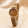 New Stereo Literal Quartz Bracelet Watch Female Jewelry Magnetic Mesh Belt Watches Ladies Clock Luxury Women Dress Wristwatches