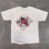 Vintage 90er Tabasco Pfeffersauce Break Through Flusskrebs T-Shirt Gr. L Weiß Vintage Streetwear Bequem Mann Leicht