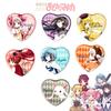 Anime Puella Magi Madoka Magica Kaname Madoka Cosplay Brooch Metal Heart Badge Tomoe Mami Backpack Pins Accesorios