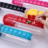 2 in 1 600ml 7 Grids Medicine Box Water Cup Sports Plastic Water Bottle Combine Daily Pill Boxes Organizer Drinking Bottles Box