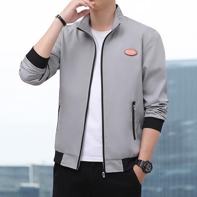 Jacket Men's Autumn New Stand Collar Jacket Jacket Simple Fashion Year Autumn New