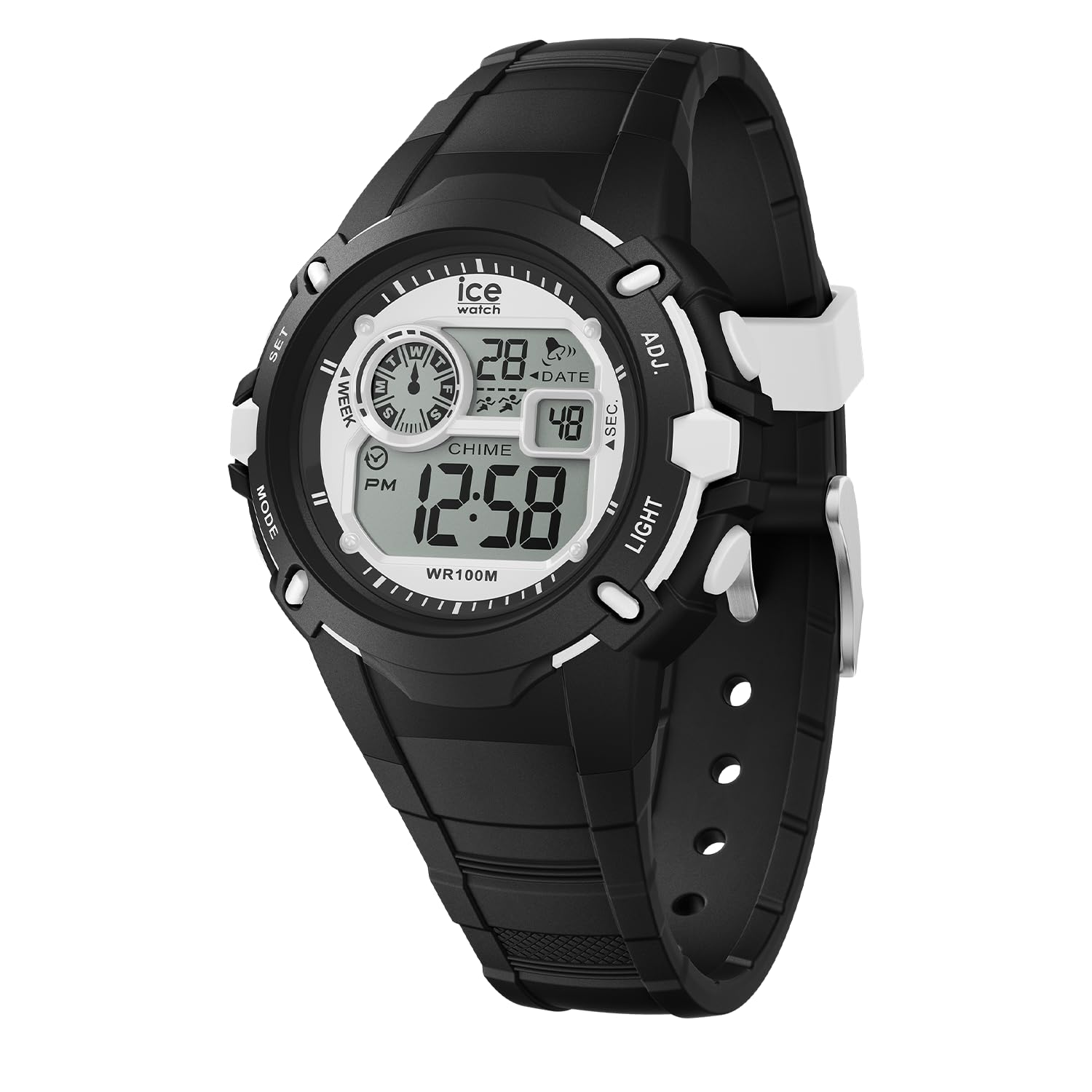 

Официальные часы Ice-watch [Ice-watch], Мужские и женские, 023265, Ice Digit Explorer, Черно-белые, Маленькие, 40 мм, Цифровые