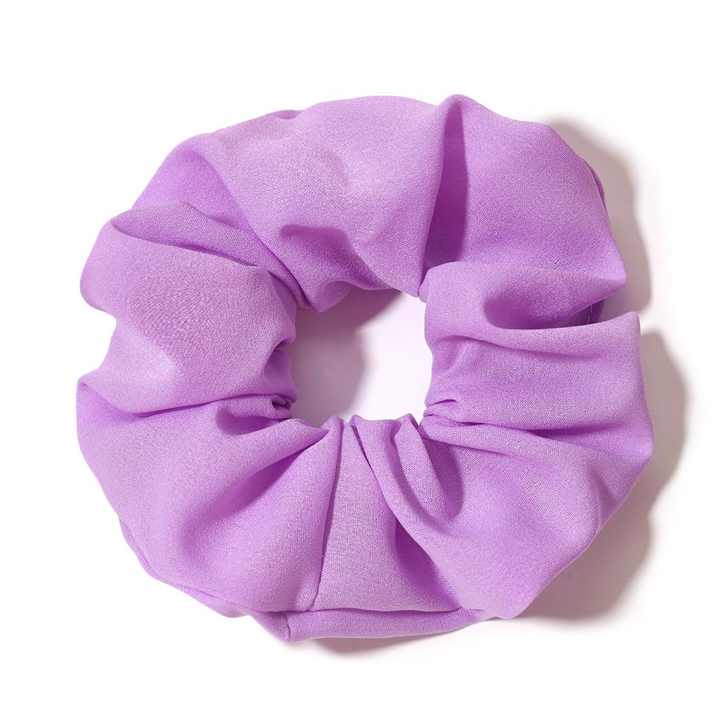 1 stk ensfarvet stribet fluorescerende scrunchie Hårtilbehør Scrunchies Hårelastikker Scrunchy Hårelastikker, Afslappet