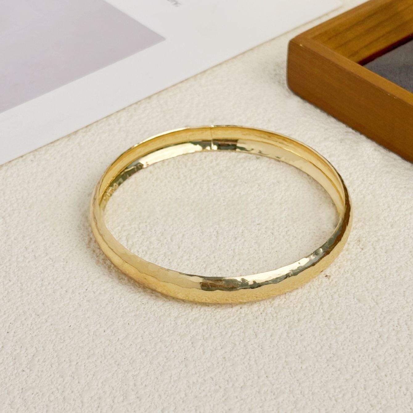 

Irregular Punk Geometric Acrylic Resin Wide Bangles Vintage Fashion Gold Color Metal Bracelet Bangle For Women Men Jewelry