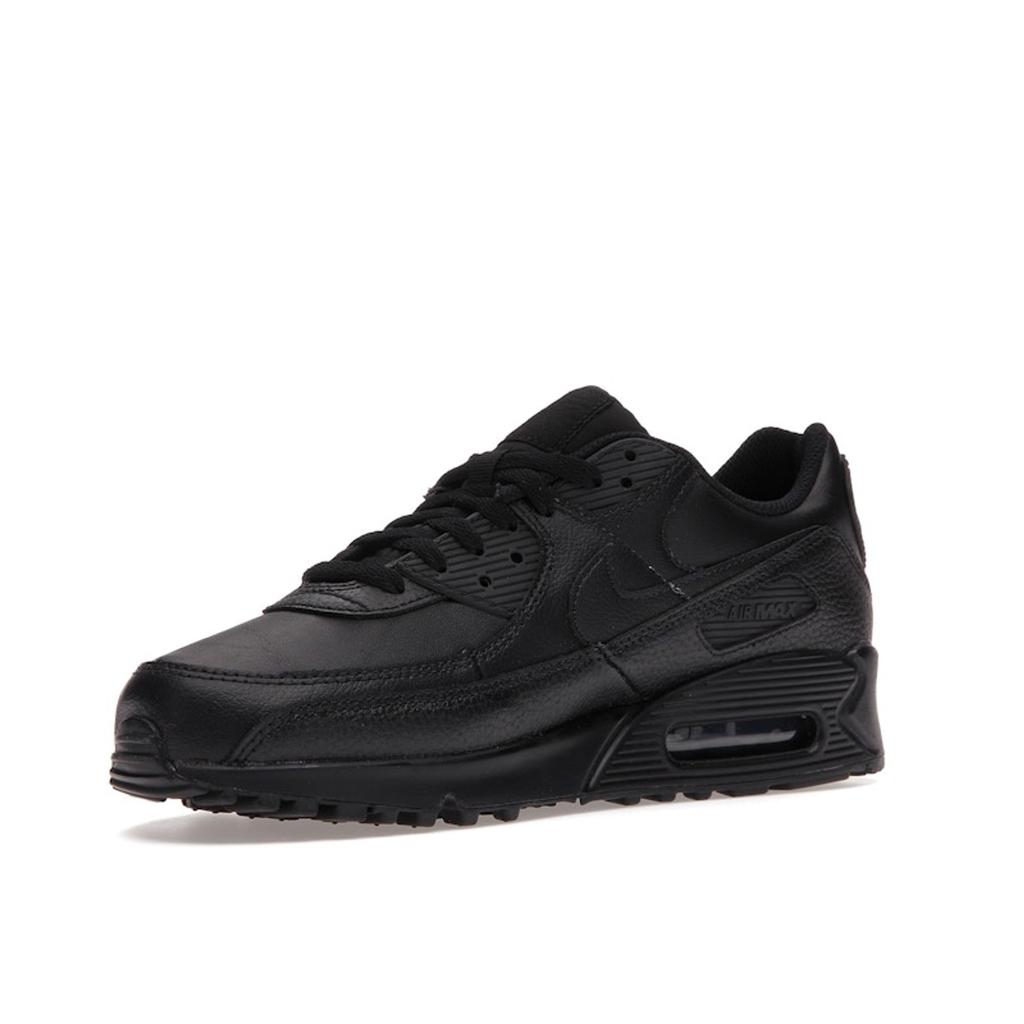 Nike Air Max 90 Leather Triple Black Men Sneakers CZ5594-001