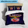 3PCS Football Club Eagle 3pcs Bedding,Including 3PCS Duvet Cover And 2pcs Pillowcases Perfect for Christmas,Ideal for Bedroom, Dormitory