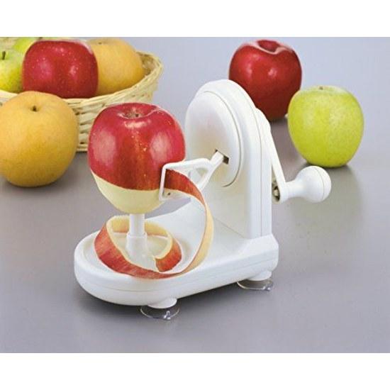 Pearl Metal Apple Peeler Peeling Tool White C-140