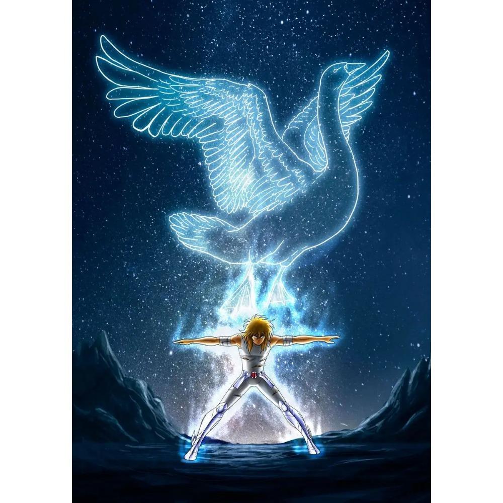 Japanese Anime Zodiac Saints Pop Classic Saint Seiya Rozan Dragon Art Poster Canvas Painting Wall Prints Picture Room Home Decor