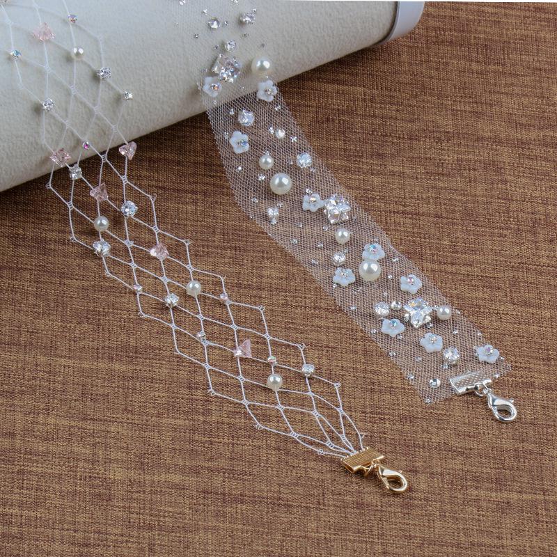 Bridal Choker Necklace for Wedding Dress and Toasting Outfit