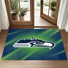 Seattle Seahawks Design Crystal Velvet Rug Soft Decorative Mat for Bedroom Entrance