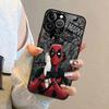Phone Case for iPhone SE 11 Pro Max 16 Pro XR XS X 15 Pro Max 14 13 Pro 12 Mini 7 8 SE 6s 16e TPU Cover Marvel Deadpool