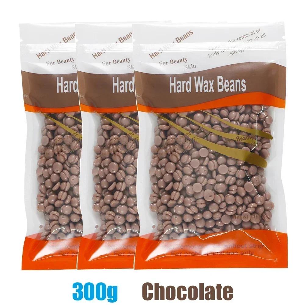 400/300/200g Waxing Wax Beans for Hair Removal Full Body Hot Film Hard Depilatory Wax Beads for Wax Heater Machine