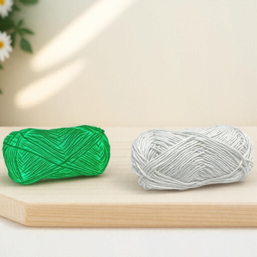 50M/2mm Knitting Yarn, Polyester Glow in the Dark, Anti-Fade, Soft for DIY Crochet, Scarves, Hats, and Shawls, for Hand Knitting