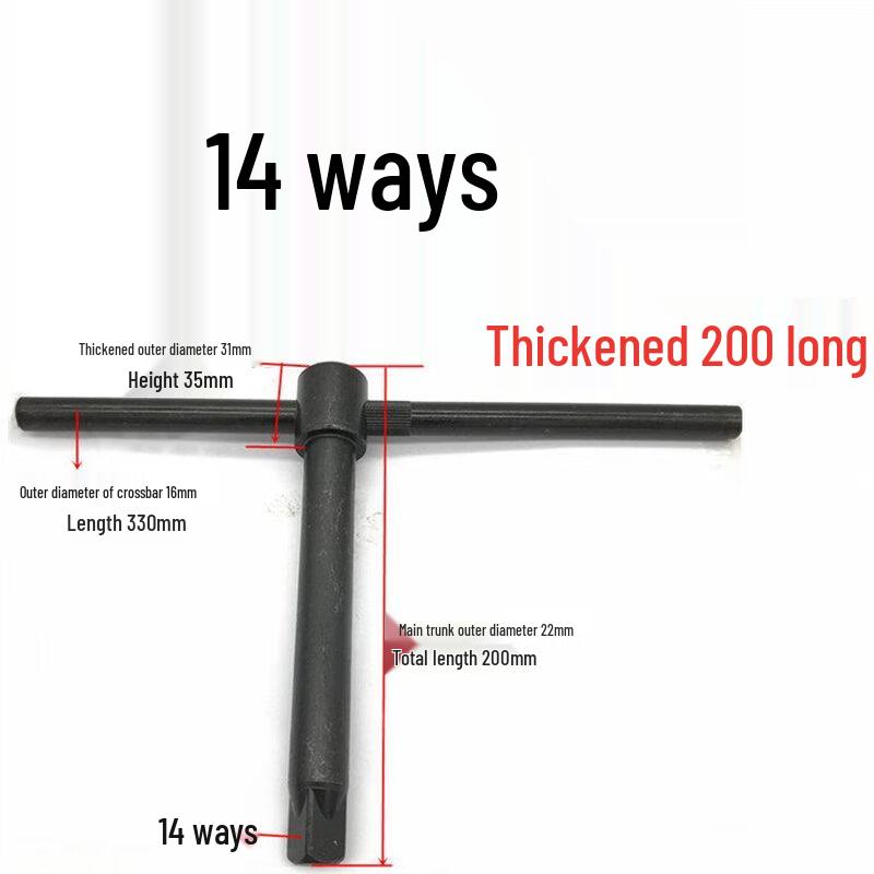Jundingying 3-Jaw Chuck Wrench Key
