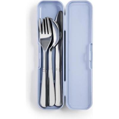SET 3 CUTLERY WITH STAINLESS STEEL 18% CASE
