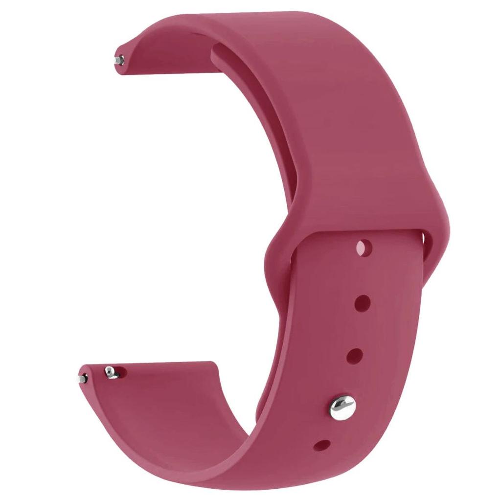 Universal Silicone Sport Watch Strap for 18/20/22mm Samsung Galaxy & Huawei