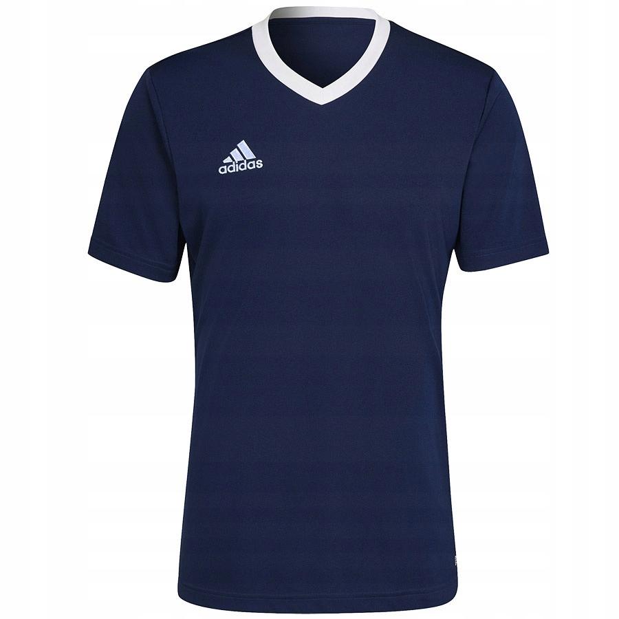 Y9913 adidas Herren Entrada 22 Trikot AEROREADY Fußball T-Shirt Dunkelblau XL