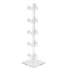 Unique Multilevel Acrylic Eyewear Stand Retail Store Accessories Rack Easy Assemble Acrylic Shelf For Fashionable Glasses Presentation