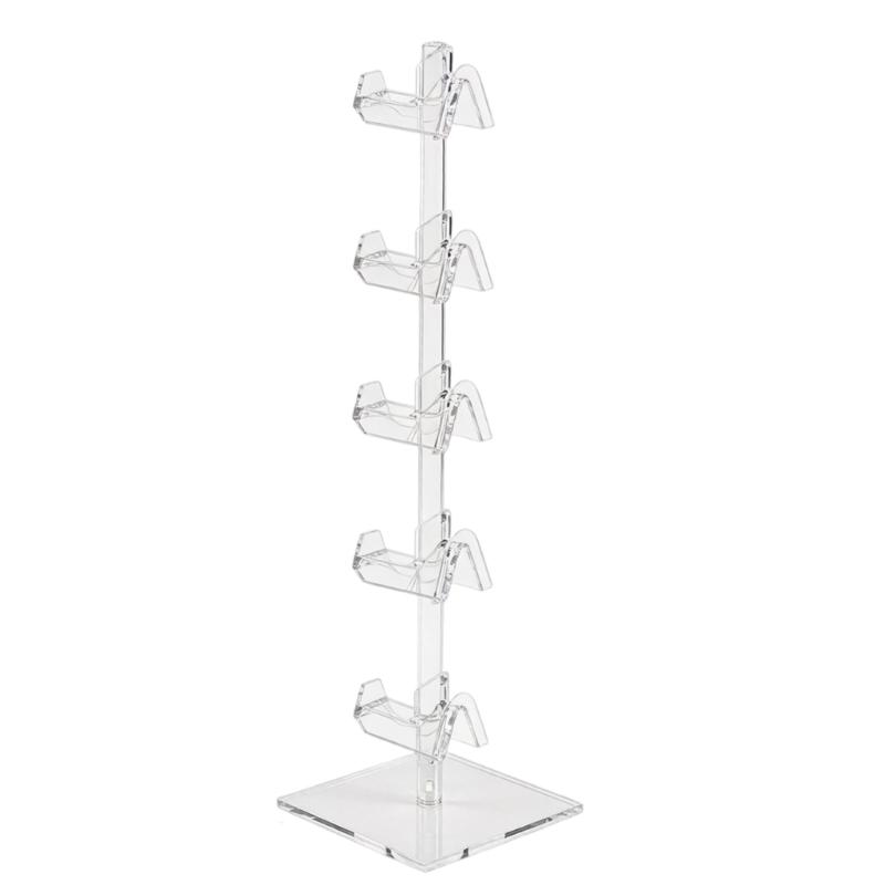 Unique Multilevel Acrylic Eyewear Stand Retail Store Accessories Rack Easy Assemble Acrylic Shelf For Fashionable Glasses Presentation