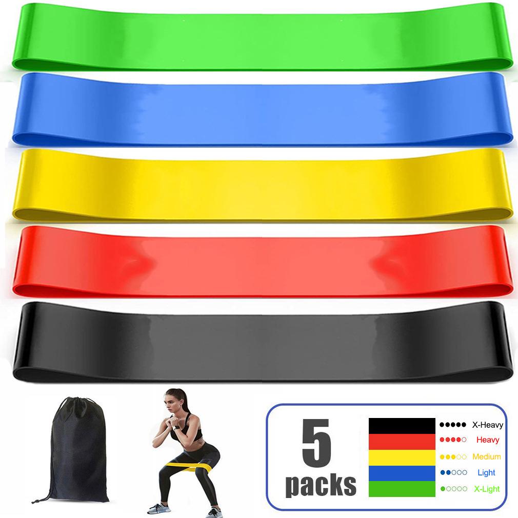 

Universal TPE Pull Ring Resistance Band for Yoga & Fitness - Quick Glute Lift for Men & Women Green 5-10 lbs