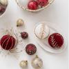 6/12pcs Delicate Christmas Ball Set 4/6/8cm Hanging Ornament Christmas Tree Pendant  New Year