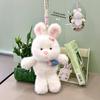Lollipop Cute Balloon Candy Bow Rabbit Plush Doll Pendant With Beads Fragrance
