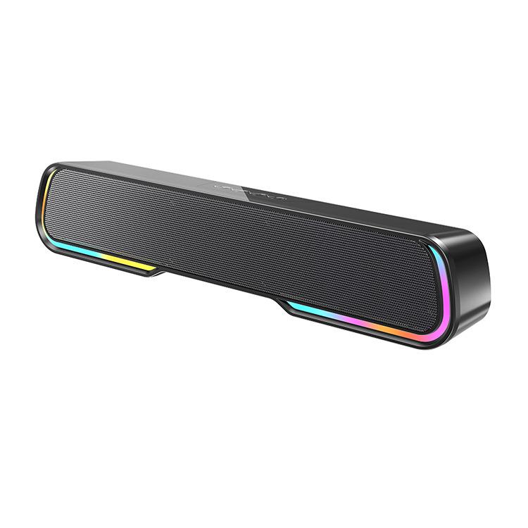 

Портативная мини-саундбар Bluetooth RGB с сабвуфером чёрный