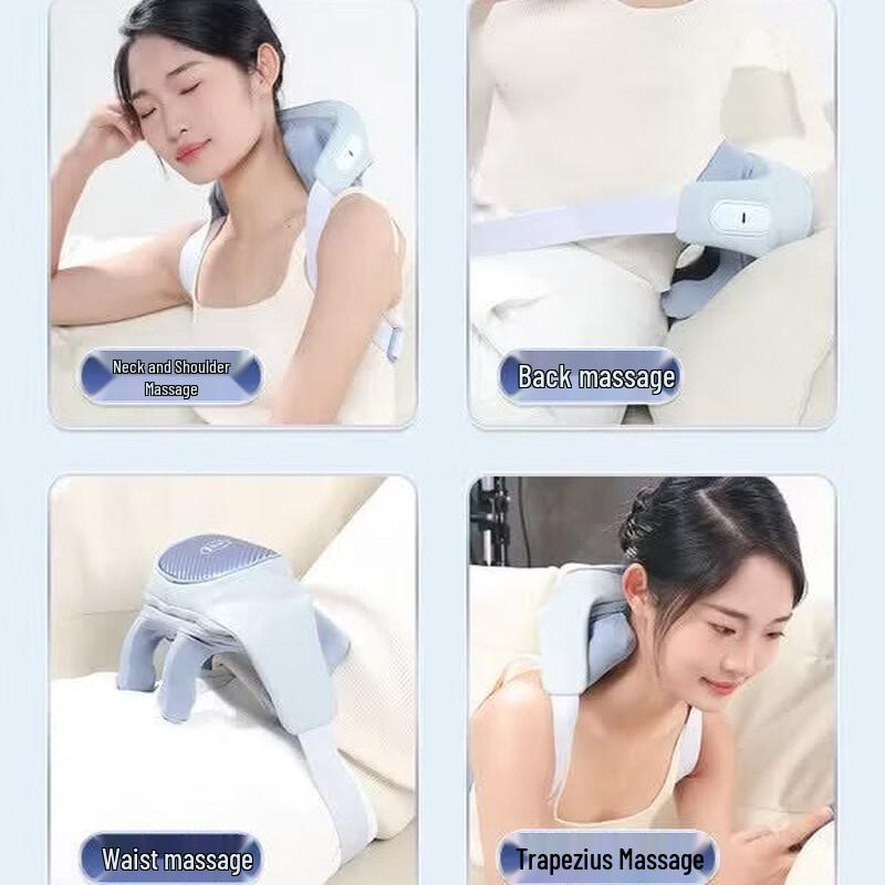 MIAOJIE Hot Compress Neck & Shoulder Massager Shawl CN plug (adapter included)