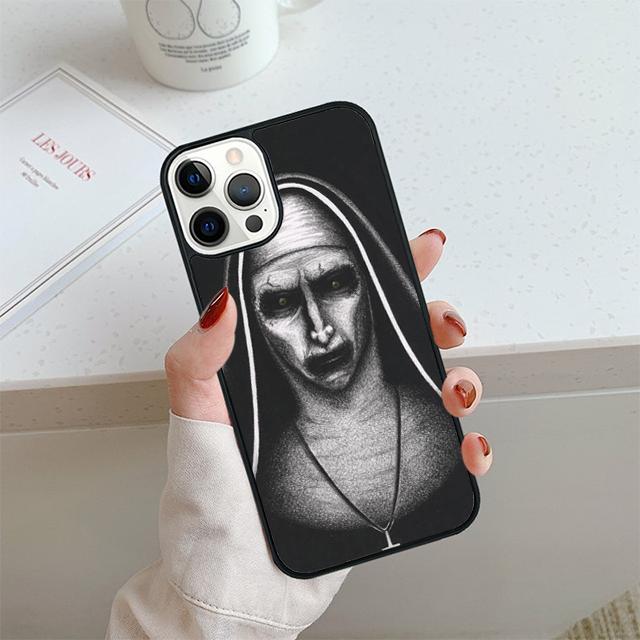 

The Nun Horror Movie Phone Case For iPhone 17 Air 13 12 14 15 16 Cover For Apple 14 15 16 Pro Max Plus Coque iPhone 15pro