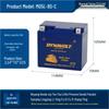 Manly 12V Universal Gel Motorcycle Battery