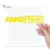 Funny Car Sticker FAKE TAXI Drifting Fake Taxi Sign Race Auto Vehicle Decal Decoration