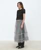Aobteu Cotton Embroidery Puff Blouse - Black