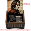 Vintage Chopin Nocturne Op. 9 No. 2 Music Box to Love Again Mechanical Movement Special Gift Valentine's Day & Birthday Gift
